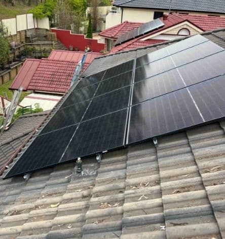 Commercial solar installation