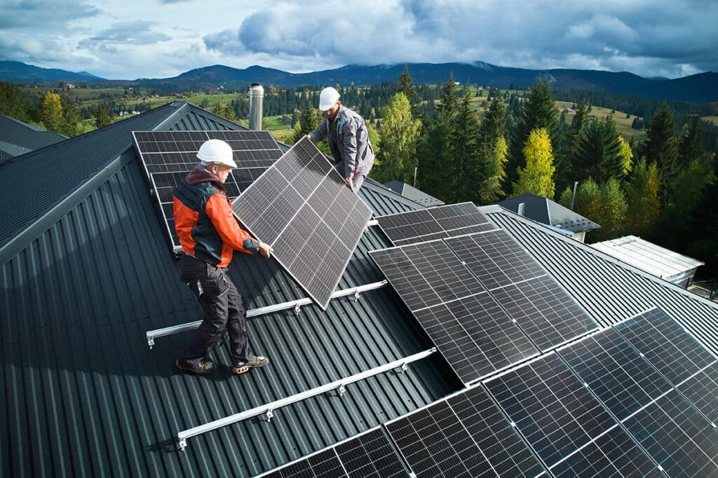 Solar panel installation by Brightway Energy